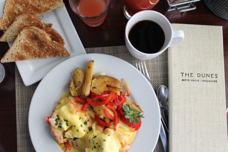 Venture to Katama for breakfast at the Winnetu