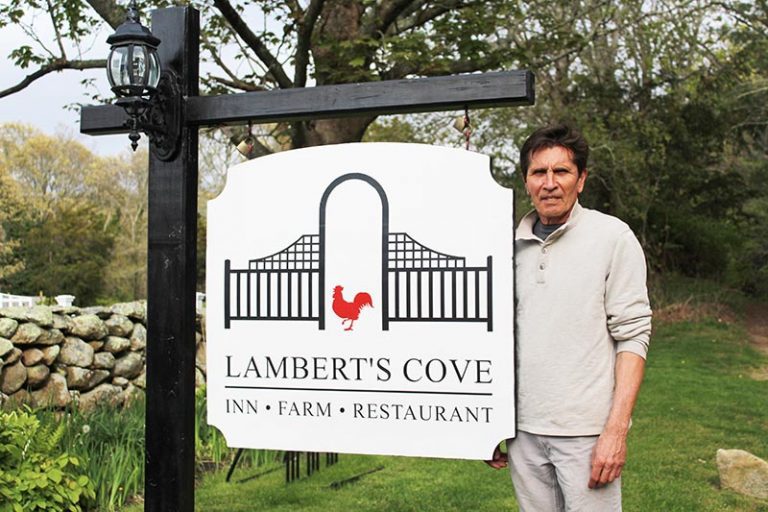 Chef Joe DaSilva is back in the kitchen at Lambert’s Cove Inn