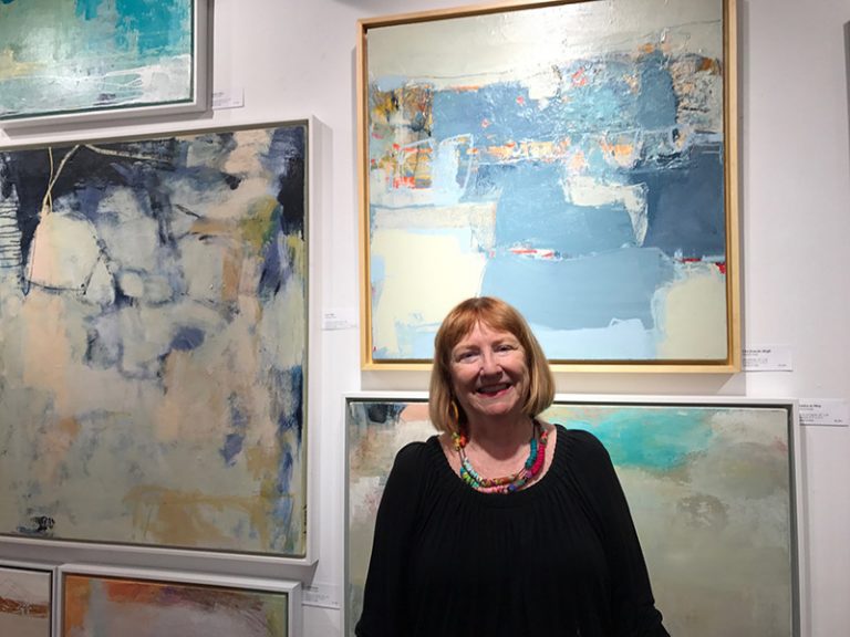 The abstract art of Theresa Girard at the Louisa Gould gallery