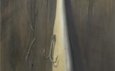 Hanging Surf Plug_ Ralph Frisina Oil on Canvas 29 7_8_ x 16.5_.j
